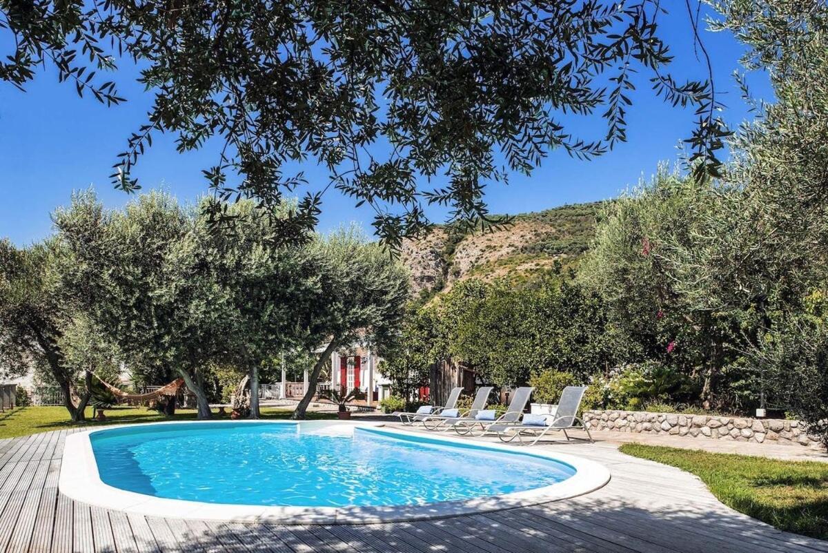 Relais Mamma Mia Sea Views Pool & Terraces Villa Massa Lubrense Exteriör bild