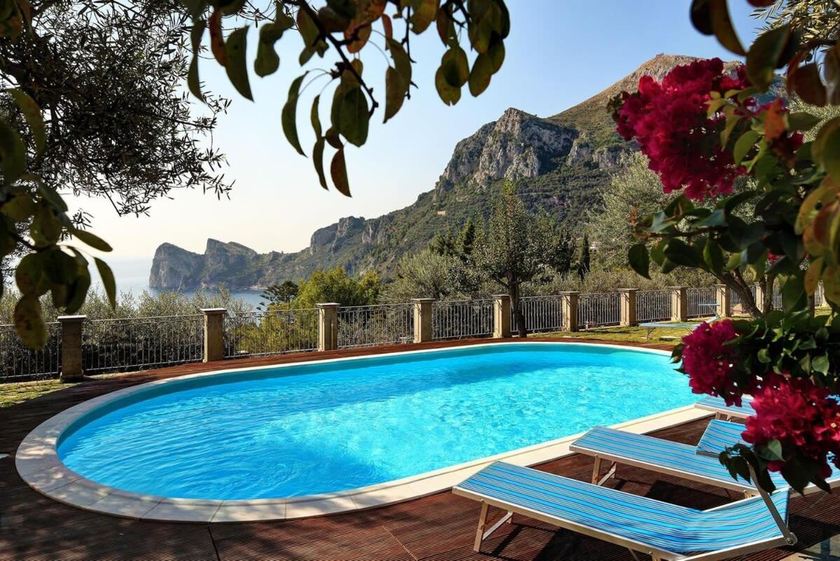 Relais Mamma Mia Sea Views Pool & Terraces Villa Massa Lubrense Exteriör bild