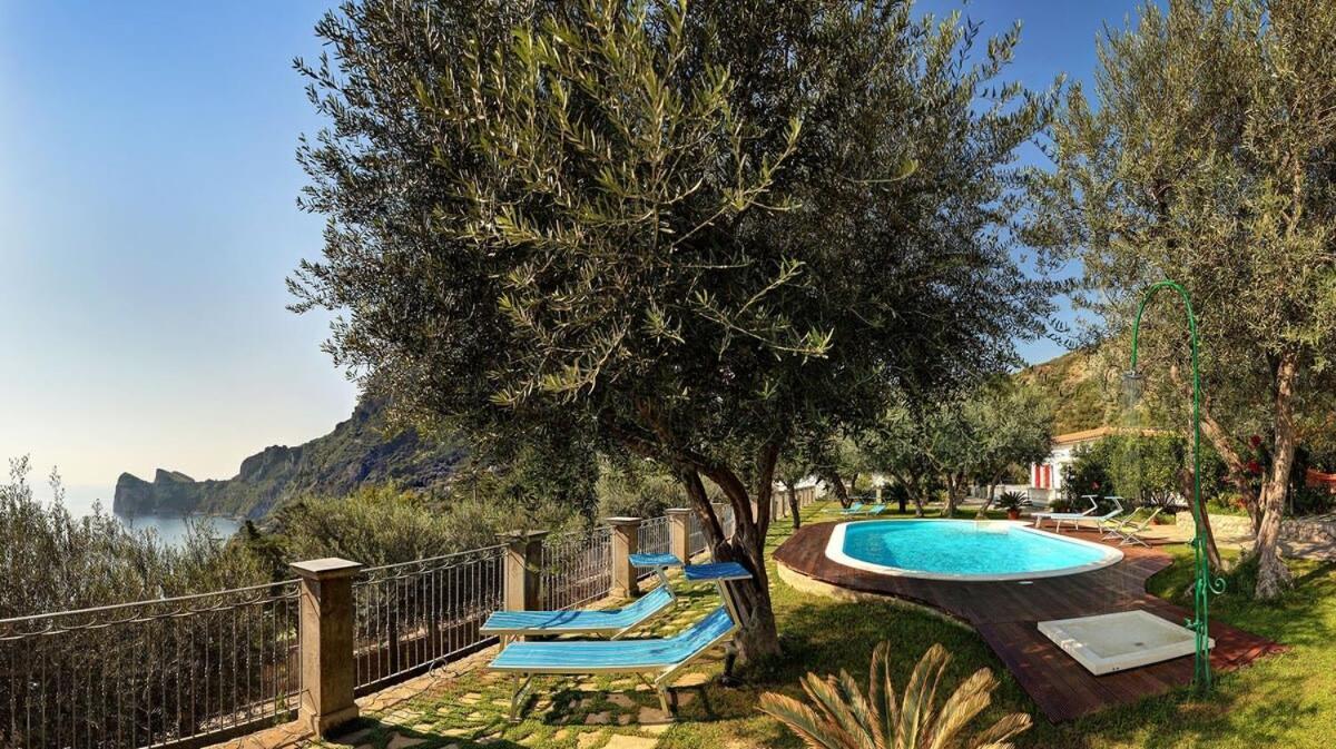 Relais Mamma Mia Sea Views Pool & Terraces Villa Massa Lubrense Exteriör bild