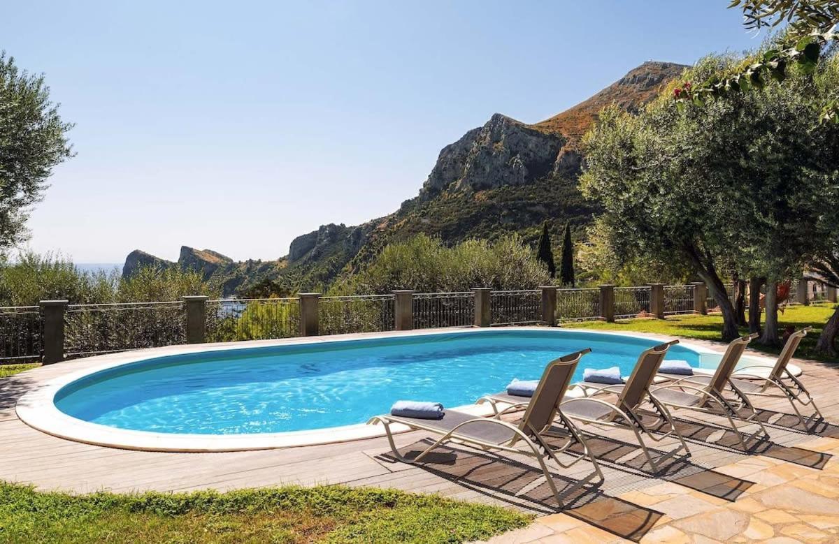 Relais Mamma Mia Sea Views Pool & Terraces Villa Massa Lubrense Exteriör bild