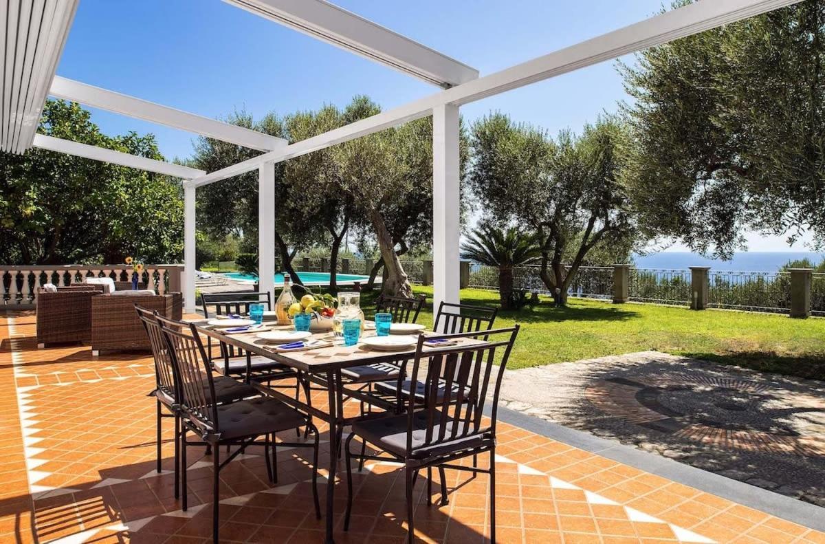 Relais Mamma Mia Sea Views Pool & Terraces Villa Massa Lubrense Exteriör bild
